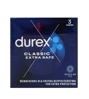 Durex Classic Extra Safe kondomer 3 stk.