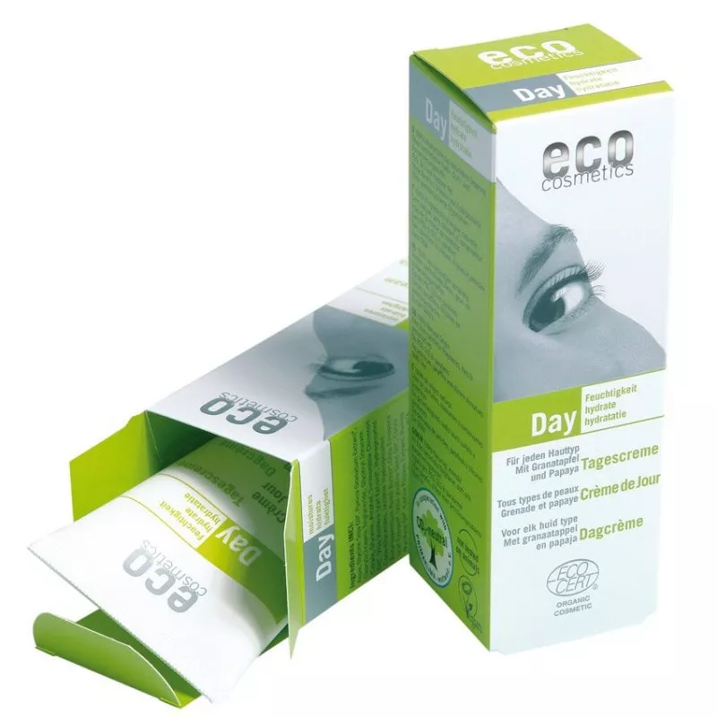 Eco Cosmetics Dagcreme BIO (50 ml) - med granatæble og papaya