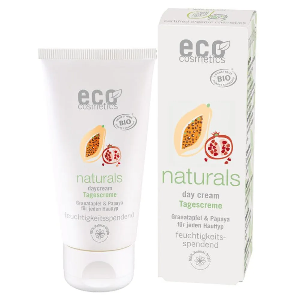 Eco Cosmetics Dagcreme BIO (50 ml) - med granatæble og papaya