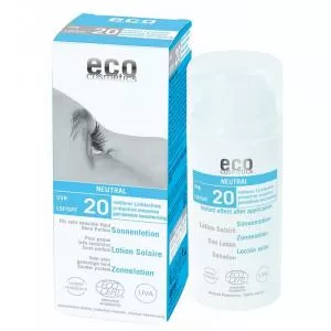 Eco Cosmetics Neutral solcreme uden parfume SPF 20 BIO (100ml)