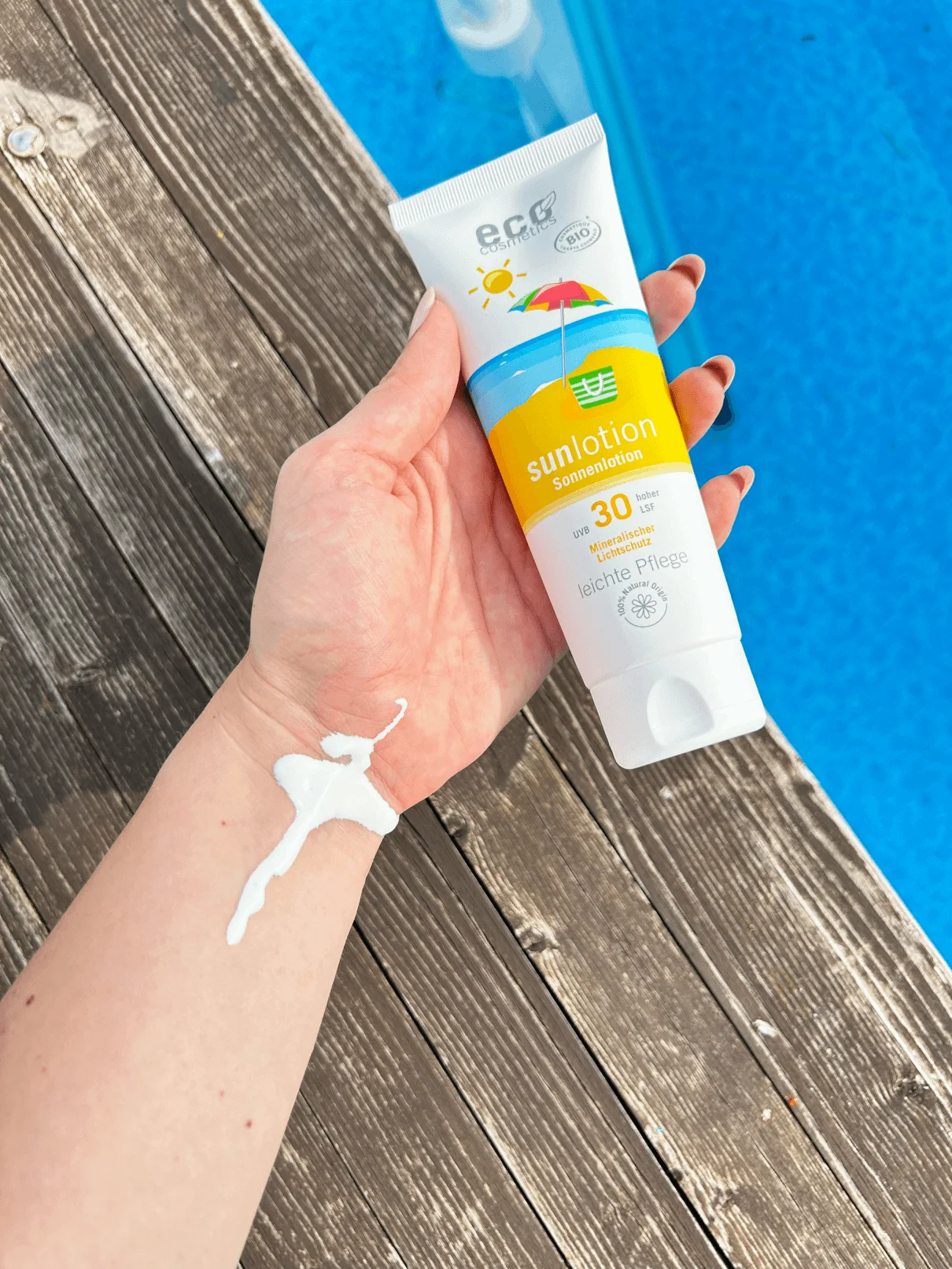 Eco Cosmetics Solmælk SPF 30 Økologisk (125 ml) - med zinkoxid