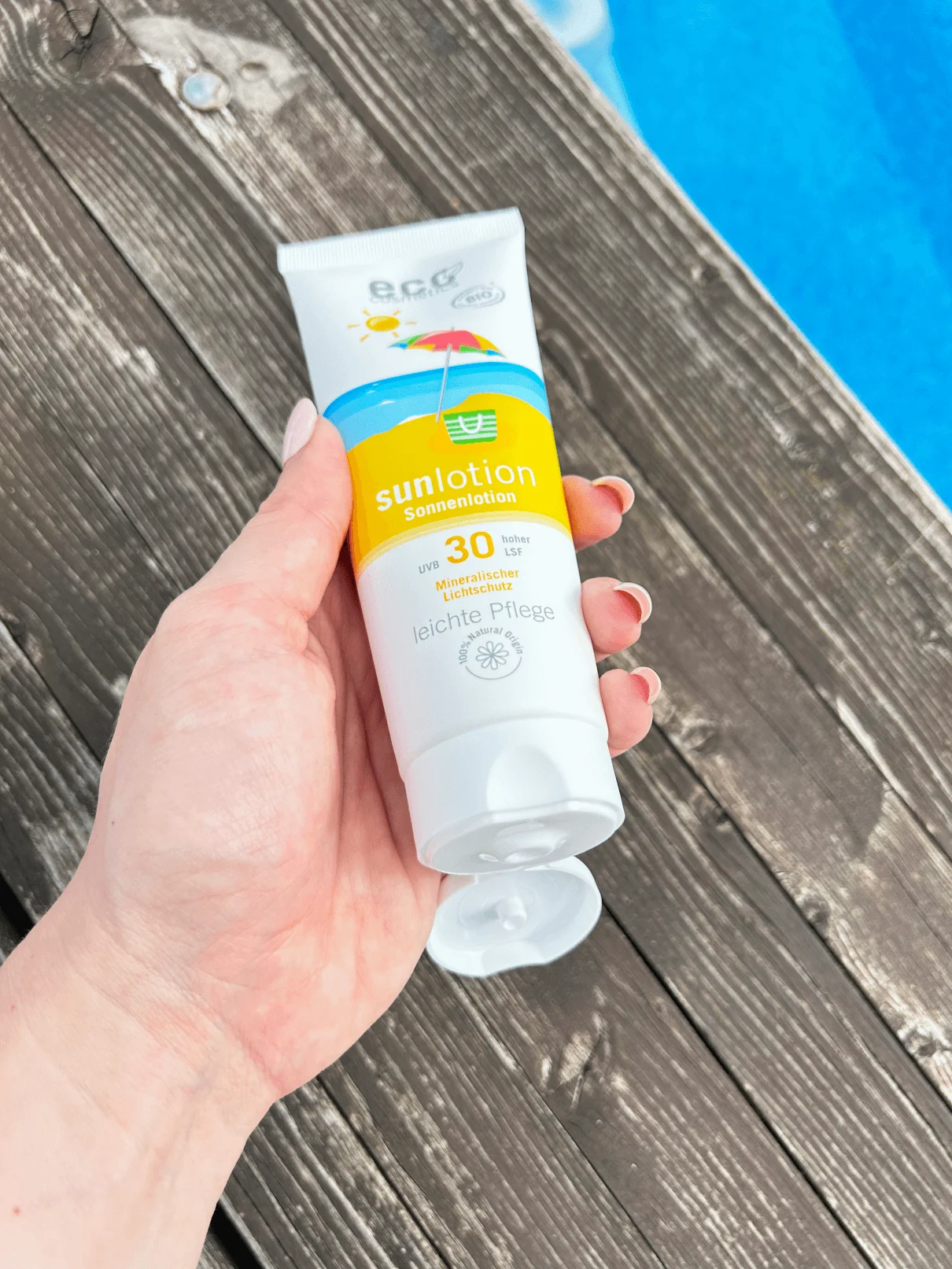 Eco Cosmetics Solmælk SPF 30 Økologisk (125 ml) - med zinkoxid