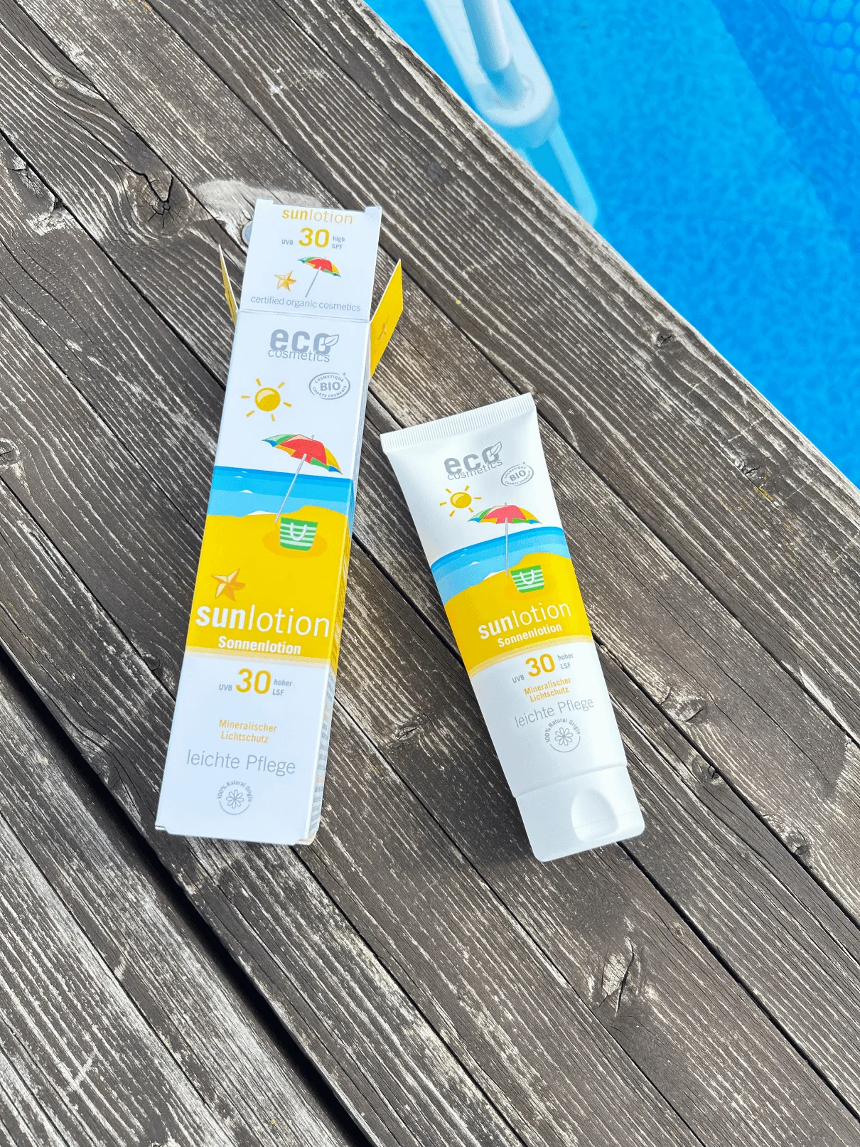 Eco Cosmetics Solmælk SPF 30 Økologisk (125 ml) - med zinkoxid