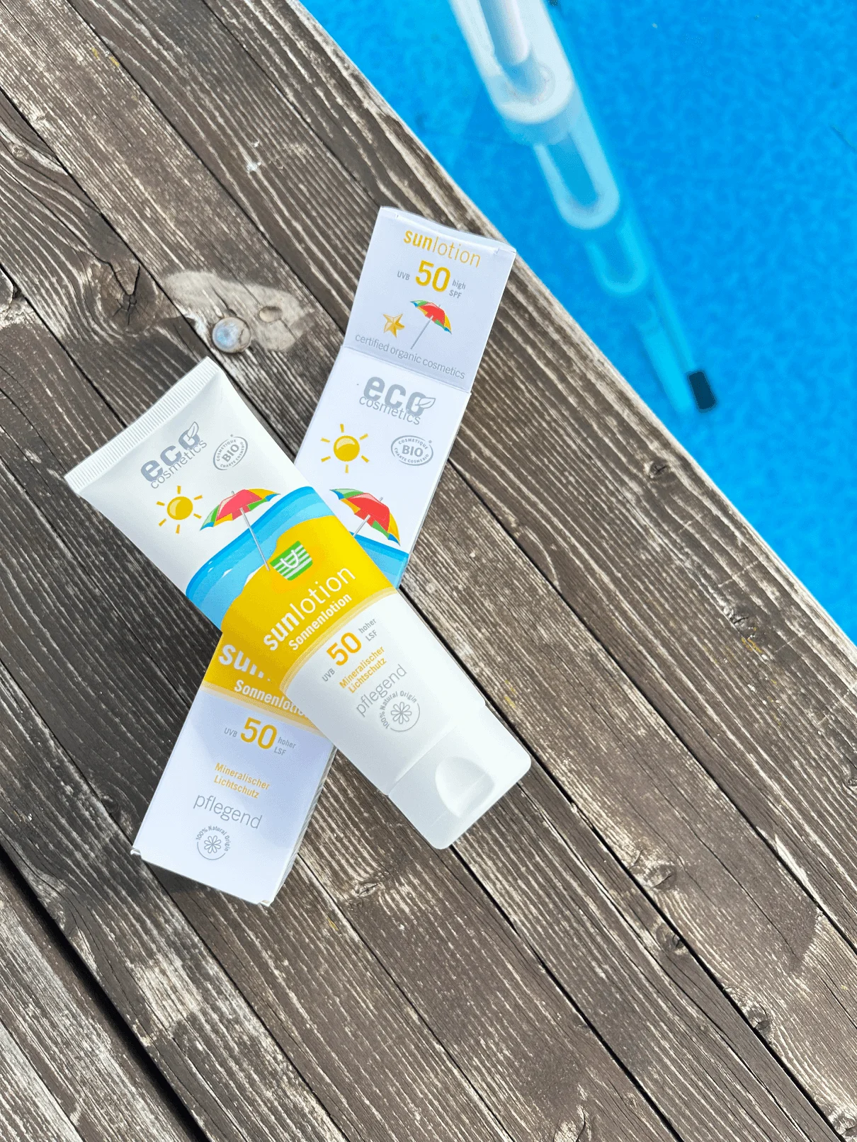 Eco Cosmetics Solmælk SPF 50 Økologisk (125 ml) - med naturlige mineralfiltre