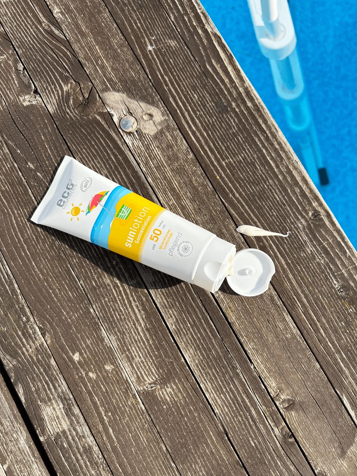 Eco Cosmetics Solmælk SPF 50 Økologisk (125 ml) - med naturlige mineralfiltre