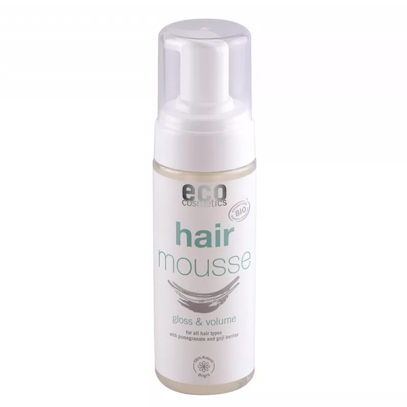 Eco Cosmetics Barbermousse til håret BIO (150 ml) - med goji og granatæble