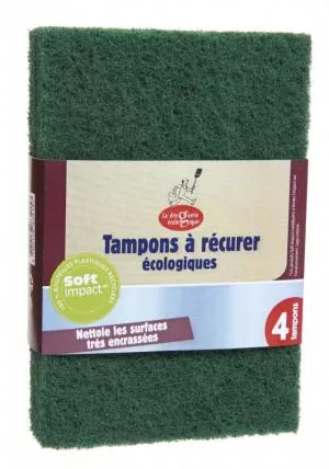 Ecodis La Droguerie Ecologique by Roughen svampe til snavsede overflader (4 stk.)