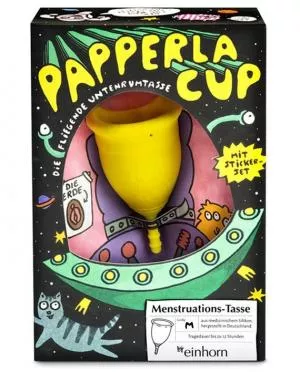 Einhorn Menstruationskop Papperlacup - M