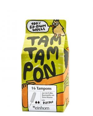 TamTampon Piccolo tamponer (16 stk.) - allergivenlig økologisk bomuld