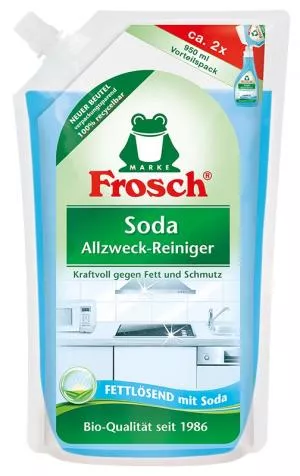 Frosch ECO køkkenrengøringsmiddel med naturlig soda - udskiftningspatron (950 ml)