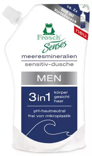 Frosch EKO Senses Men's Shower Gel 3in1 - refill (500 ml)