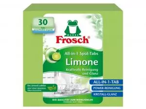 Frosch ECO Opvasketabletter alt i 1 Citron (30 tabletter)