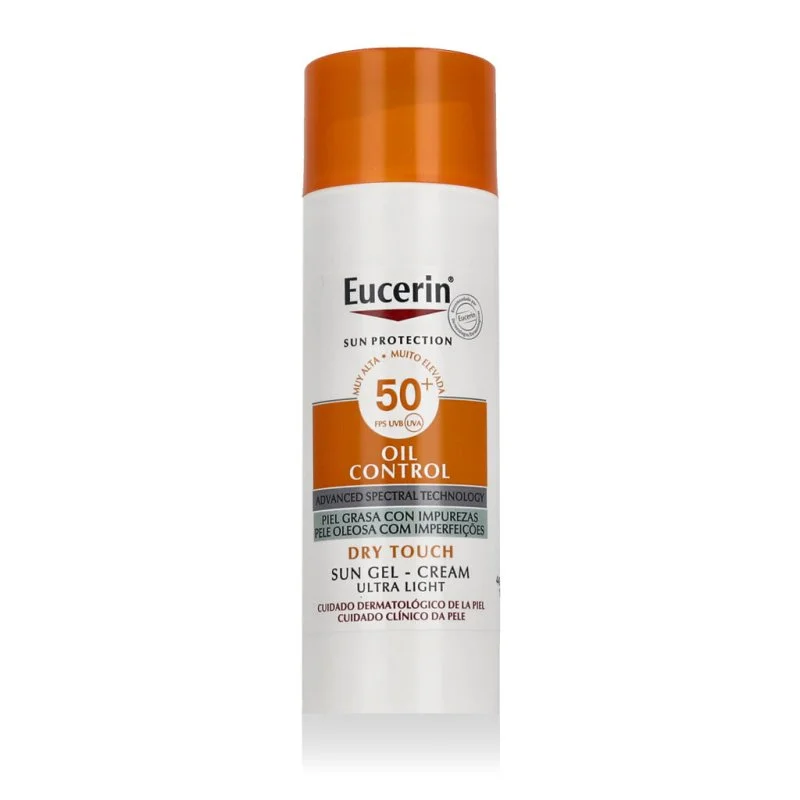 Solbeskyttelse sol gel-creme mod olieglans SPF 50+ 50 ml