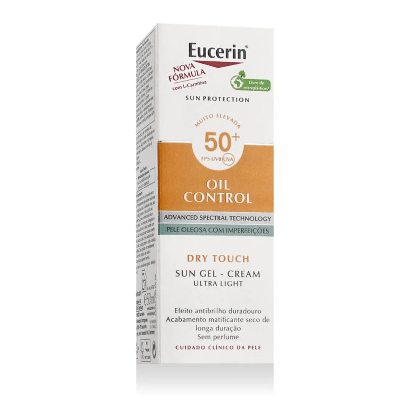 Solbeskyttelse sol gel-creme mod olieglans SPF 50+ 50 ml