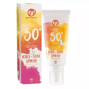 Ey! Spray solcreme til børn SPF 50 BIO (100 ml) - 100% naturlig, med mineralpigmenter