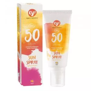 Ey! Spray solcreme SPF 50 BIO (100 ml) - 100% naturlig, med mineralpigmenter