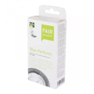 Fair Squared Kondom Max Perform (10 stk.) - vegansk og fair trade