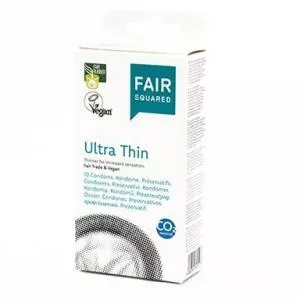 Fair Squared Kondom Ultra Thin (10 stk.) - vegansk og fair trade