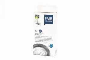 Fair Squared Kondom XL 60 (8 stk.) - vegansk og fair trade