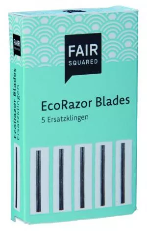 Fair Squared Udskiftningshoveder til Ocean Plastic shaver (5 stk.)