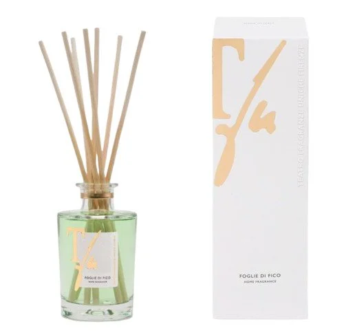 DI FICO PINDE 100 ML HJEMMEDUFT - TFU (8 naturlige bambuspinde, 20 cm, medfølger)