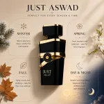 Just Aswad parfumeret vand til mænd 100 ml