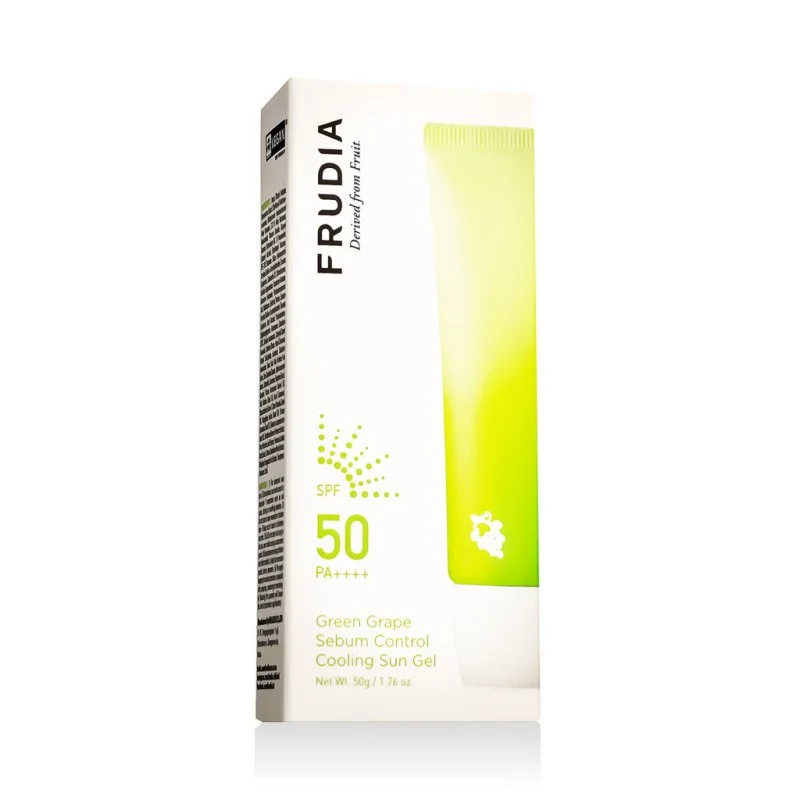Grøn drue talgkontrol kølende solgel SPF 50 PA++++ 50 g