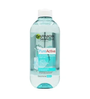Garnier SkinActive PureActive All-in-1 Micellar Solution micellarvand til fedtet og sensitiv hud