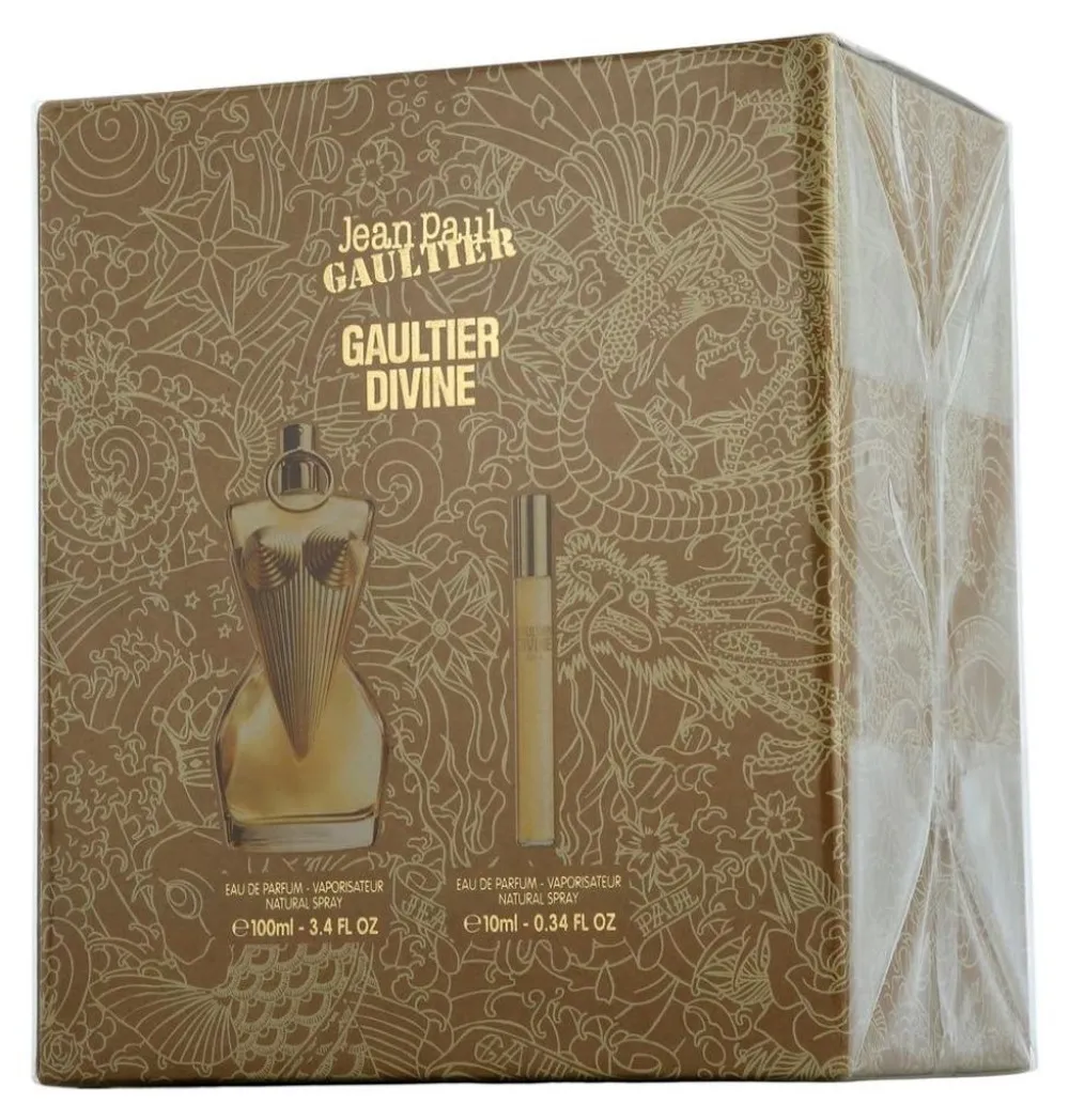 Gaultier Divine 100 ml + EDP MINI Eau de Parfum til kvinder 10 ml