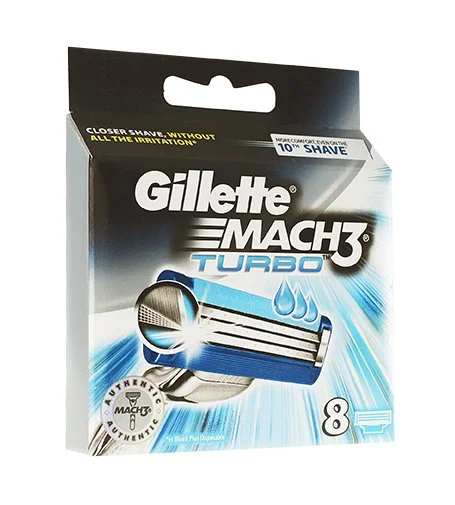 Mach3 Turbo barberblade 8 stk til mænd