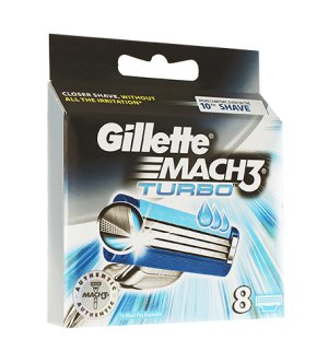 Mach3 Turbo barberblade 8 stk til mænd