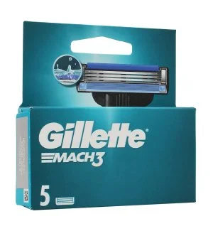 Gillette Mach3 Barberblade 5 stk.