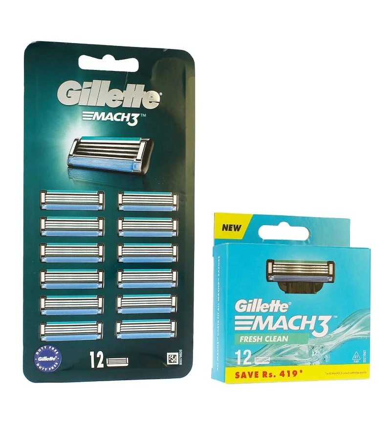 Mach3 Barberblade 12 stk