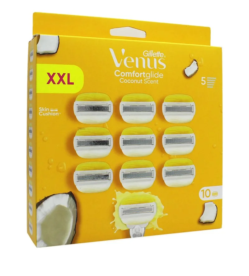 Venus Comfortglide Coconut & Olay barberblade 10 stk