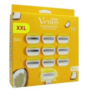 Gillette Venus Comfortglide Coconut & Olay barberblade 10 stk