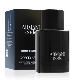 Giorgio Armani Code eau de toilette til mænd 75 ml genopfyldelig flakon