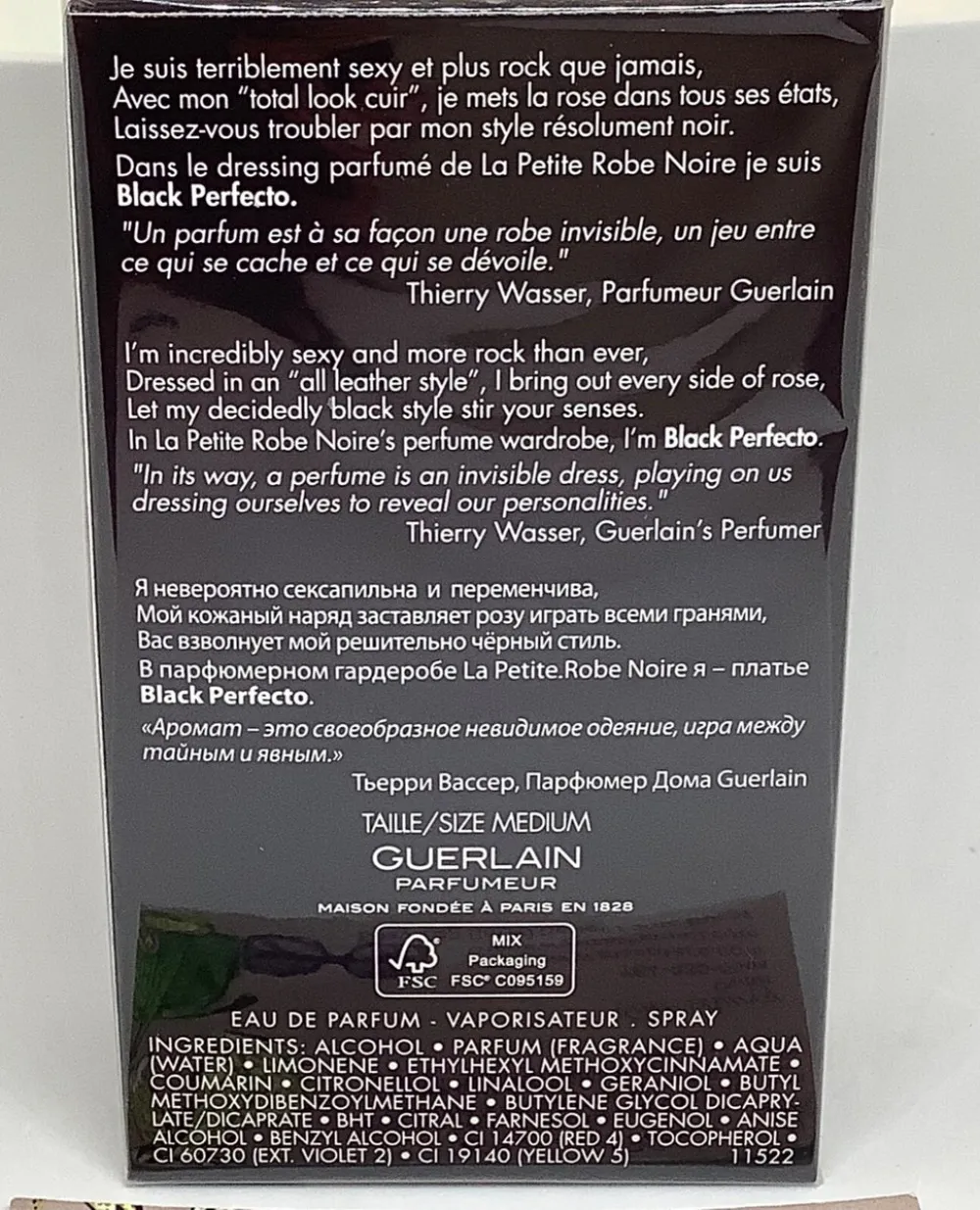Black Perfecto by La Petite Robe Noire parfumeret vand til kvinder 50 ml