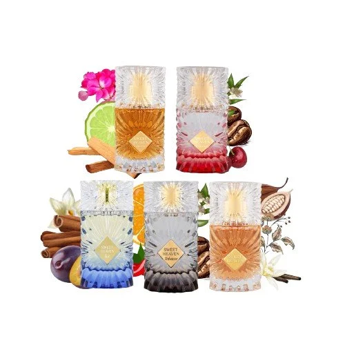 Sweet Heaven Rejsesæt Unisex 5x20 ml (Heaven, Extreme, Tob, Cherry, Ice) Eau de Parfum