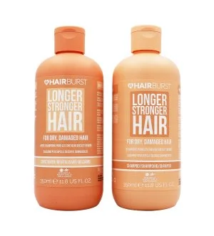 Hairburst Longer Stronger Hair Dry & Damaged sæt til tørt og skadet hår shampoo 350 ml + balsam