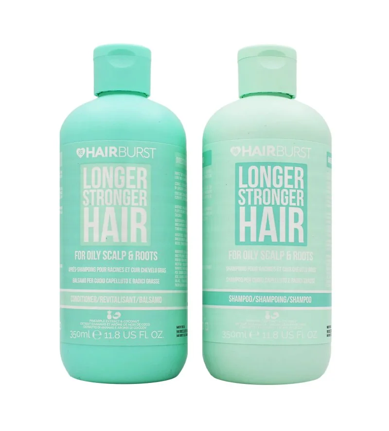 Longer Stronger Hair Oily Scalp & Roots sæt til fedtet hår shampoo 350 ml + balsam