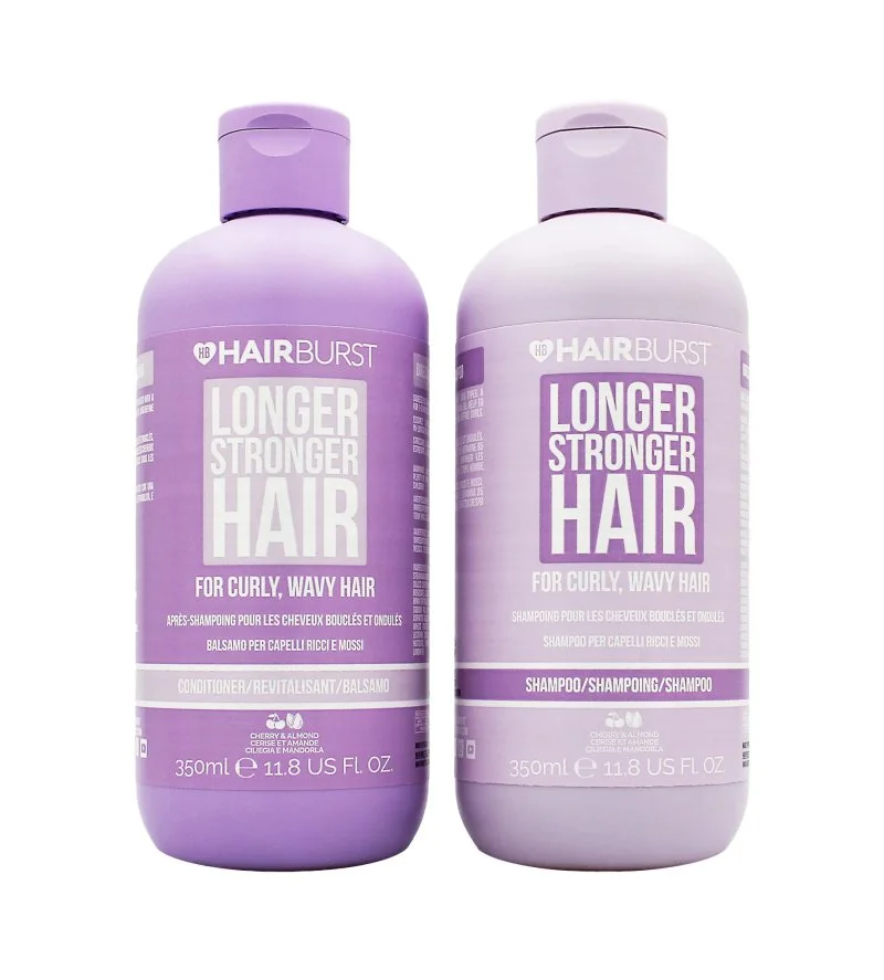 Longer Stronger Hair Curly sæt til krøllet hår shampoo 350 ml + balsam
