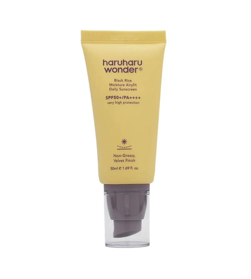 Black Rice Moisture Airyfit Daily Sunscreen let solcreme SPF 50+ PA++++ 50 ml