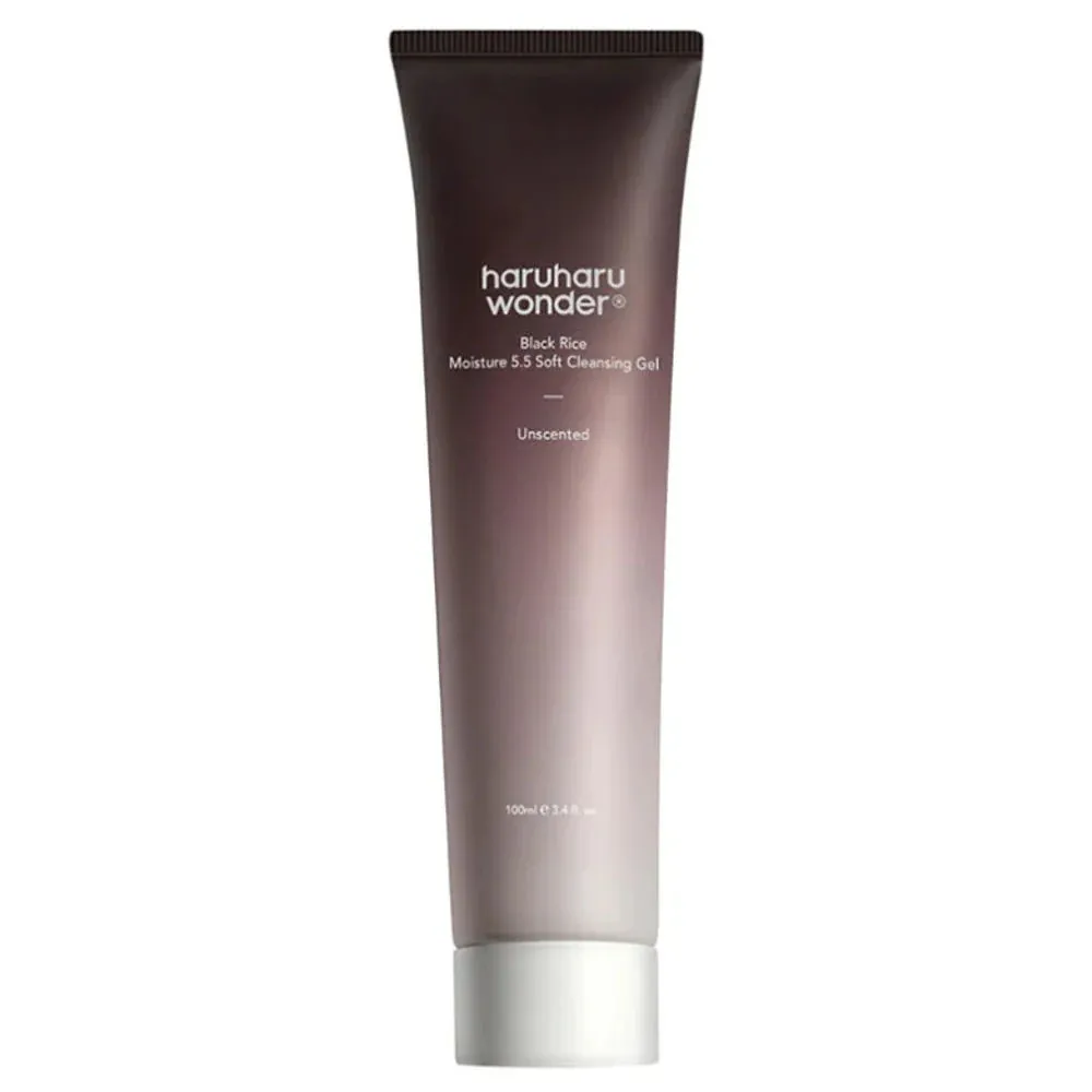 Wonder Black Rice Moisture 5.5 mild rensegel til ansigtet med pH 5,5 100 ml