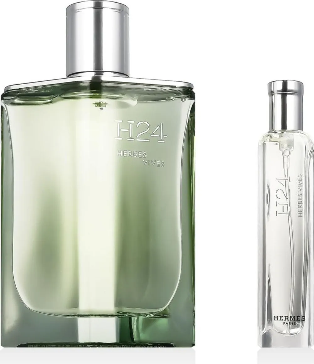 Hermès H24 Herbes Vives EDP genopfyldelig 100 ml + EDP MINI 15 ml M 1 ks