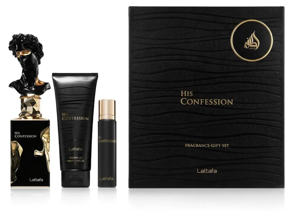 His Confession 100 ml + EDP MINI 12 ml + SG Eau de Parfum til mænd