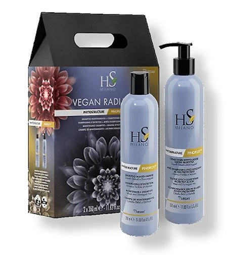 Vegan Radiance Reconstruction sæt Phytostructure Maintenance Shampoo 350 ml + Phytostructure Sealing Effect Conditioner