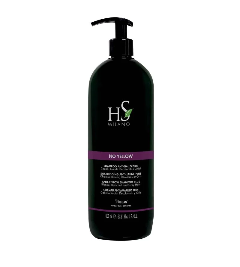 Anti-Yellow Shampoo Plus shampoo til neutralisering af gule toner 1000 ml