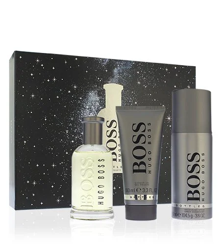 Boss Bottled gavesæt til mænd Eau de Toilette 100 ml + brusegel 100 ml + deodorant
