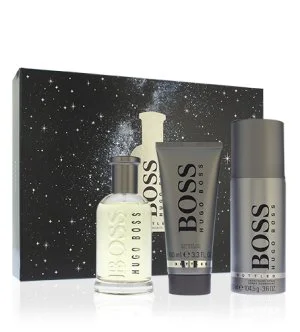 Hugo Boss Boss Bottled gavesæt til mænd Eau de Toilette 100 ml + brusegel 100 ml + deodorant