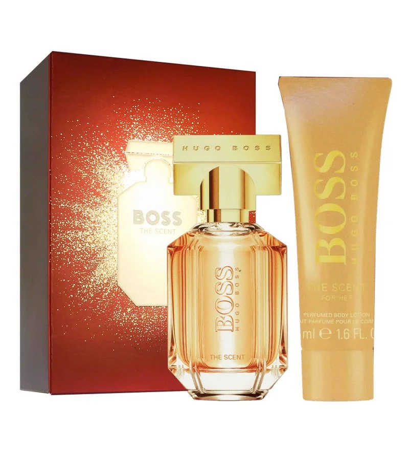 Boss The Scent For Her gavesæt 30 ml + bodylotion eau de parfum til kvinder